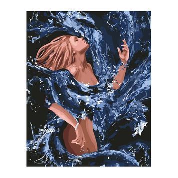 Набір для розпису по номерах. "Стихія води" 40*50см КНО4720 01095805 фото