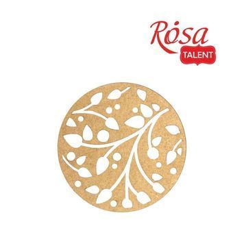 Набор подставок под чашки &bdquo;Флора&ldquo;, МДФ, круг Д:10см, 2шт, ROSA TALENT 579080 фото