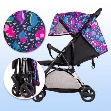 Дитяча коляска Ninos Mini Pink Dino 01059999 фото