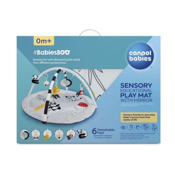 Canpol babies Іграшка Килимок розвиваючий з дзеркальцем BabiesBoo 01232592 фото