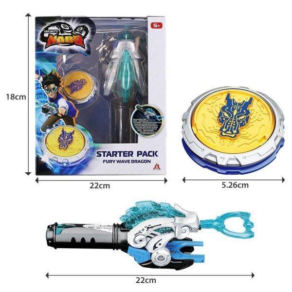 Дзиґа Infinity Nado VI Starter Pack Лютий Дракон (Fury Wave Dragon) EU654111 01242398 фото