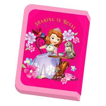 Пенал ткан., 1 від.2 відв Disney SOFIA, 21*13,5*4см., Leader 930512 01192339 фото