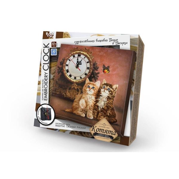 Комплект для творчества "Embroidery clock" (10), EС-01-01, 02, 03, 04, 05 567131 фото