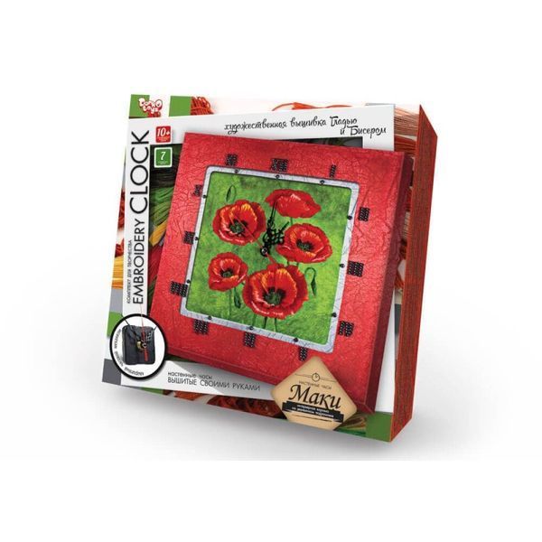 Комплект для творчества "Embroidery clock" (10), EС-01-01, 02, 03, 04, 05 567131 фото